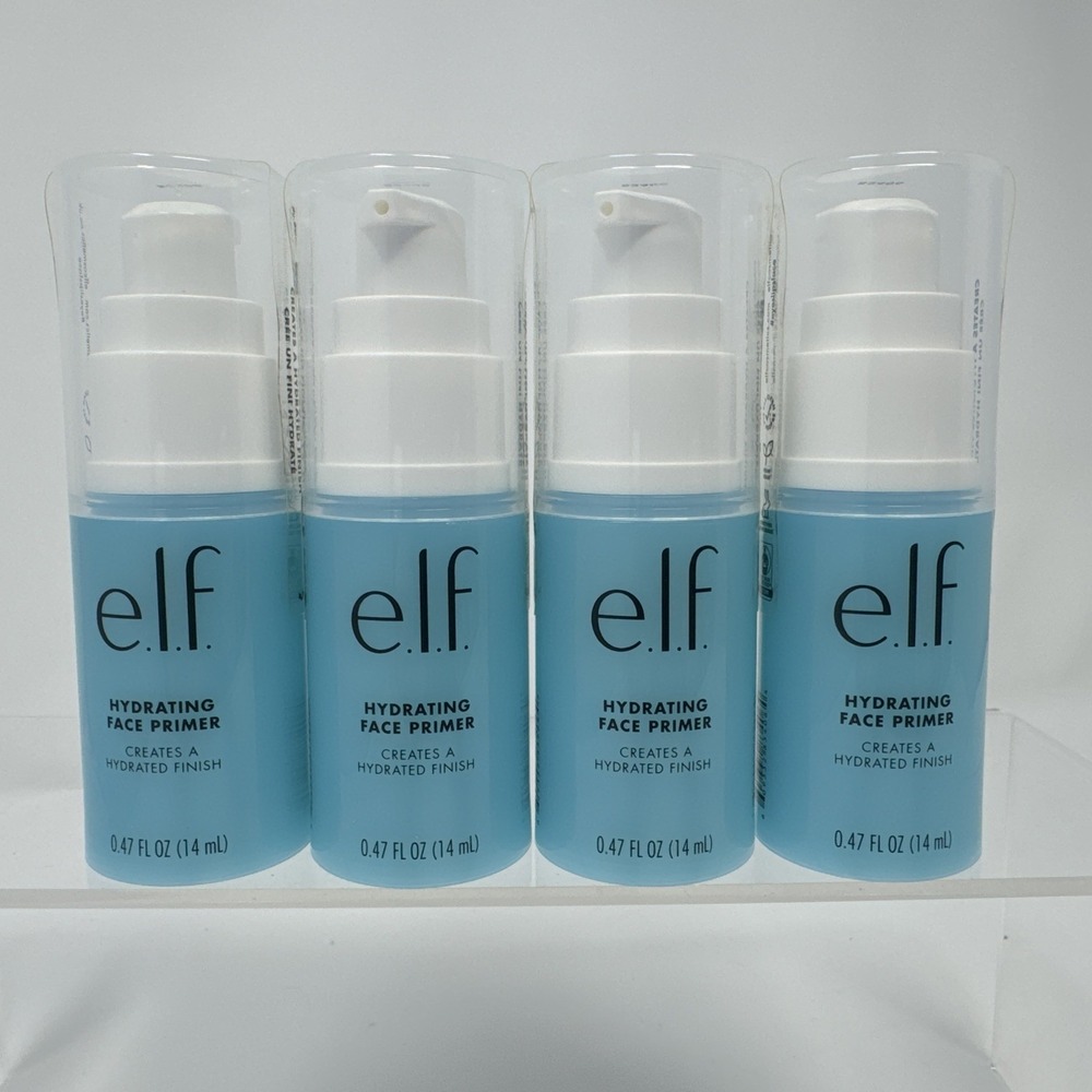 4 Pack E.l.f Hydrating Face Primer Multi-Purpose Hydrated Finish 0.47 Fl Oz Elf - Picture 6 of 6